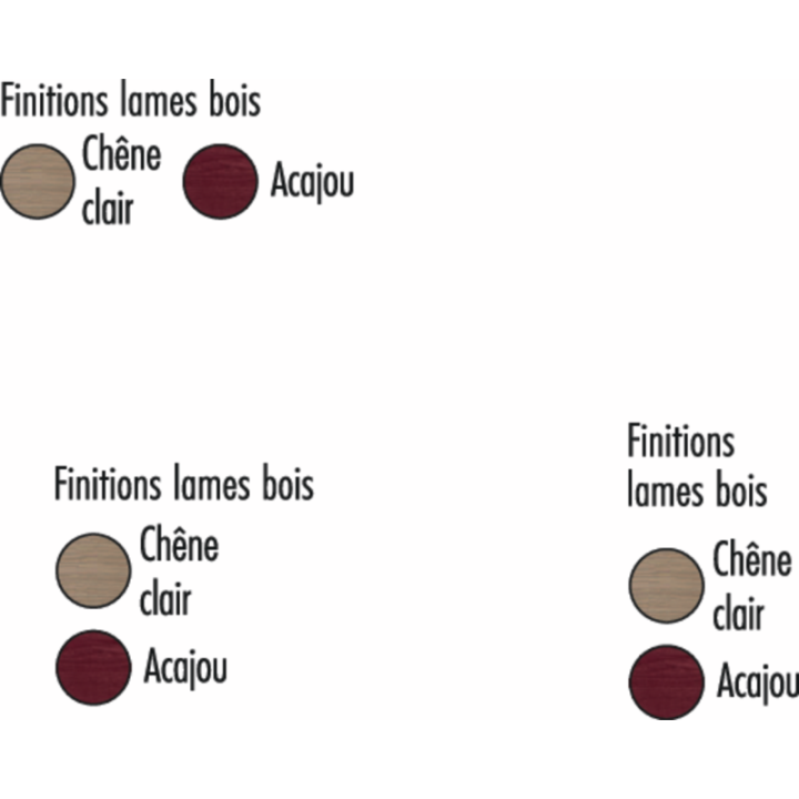 Jardinière acier et bois Silaos