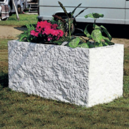 Jardinière béton Rustique