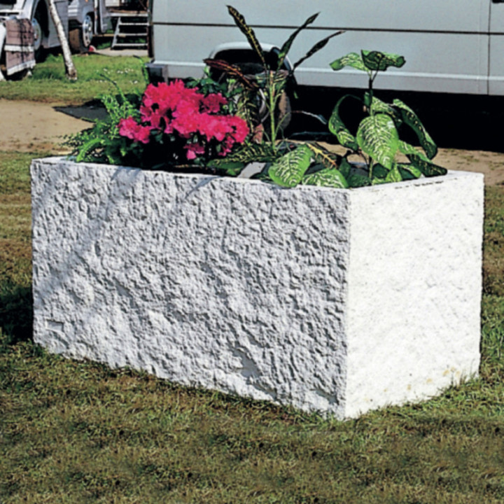 Jardinière béton Rustique