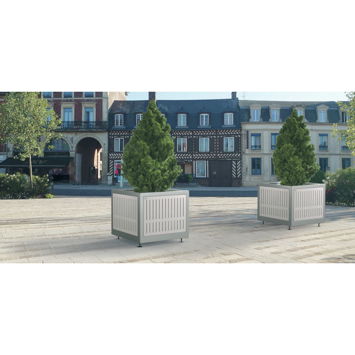 Jardinière urbaine en acier Silaos