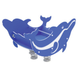Jeu ressort pour aire de jeux Dauphin