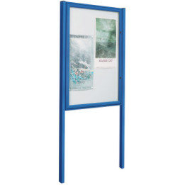 Kit poteau 40 x 60 mm pour vitrine
