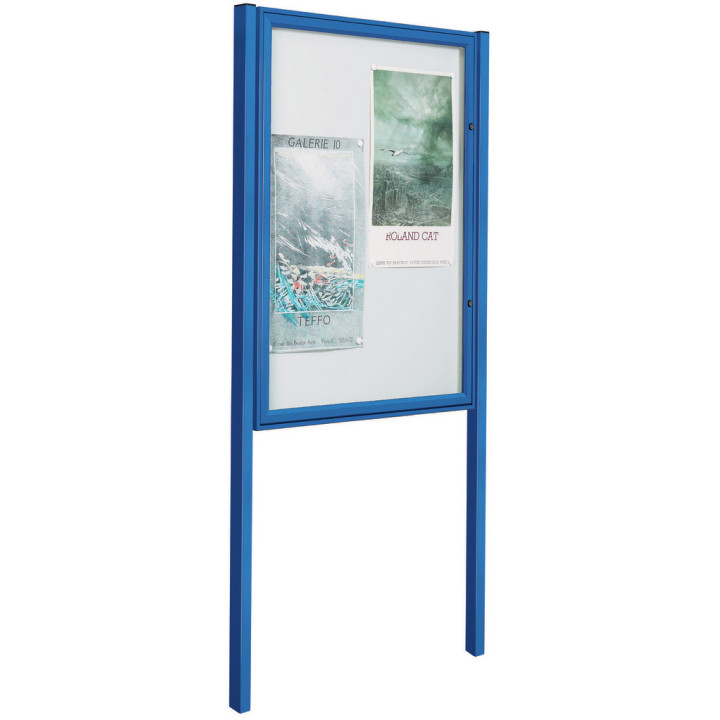 Kit poteau 40 x 60 mm pour vitrine