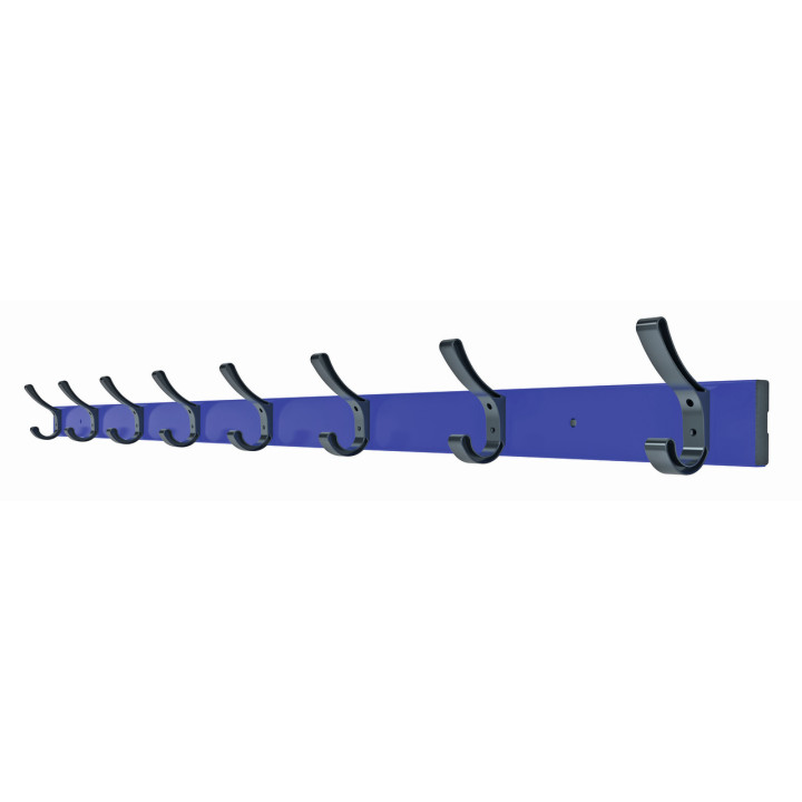Lisse et patère pour banc vestiaire Sports