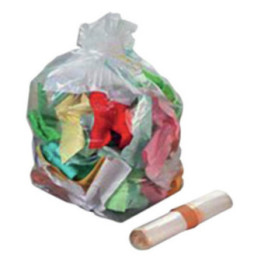 Lot de 100 sacs poubelle transparents 110 L