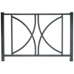 Lot de 2 platines pour barrière de ville