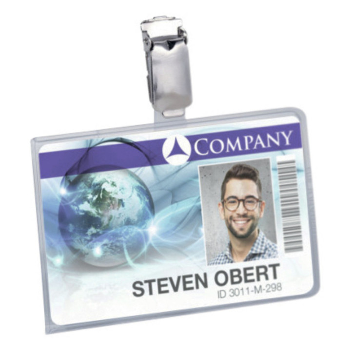 Lot de 25 porte-badges