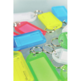 Lot de 25 portes-clés pour vitrine à clés Aludra