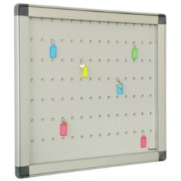 Lot de 25 portes-clés pour vitrine à clés Aludra