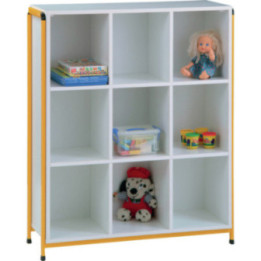 Meuble scolaire 9 cases fixe