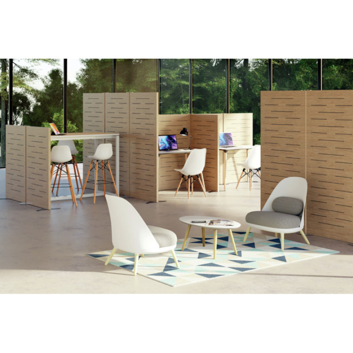 Panneau cloison acoustique bois