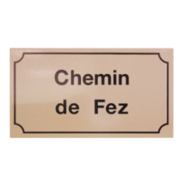 Panneau de rue émail