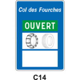 Panneau indications diverses