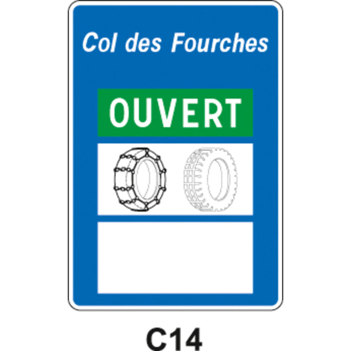 Panneau indications diverses
