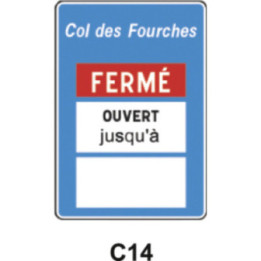 Panneau indications diverses
