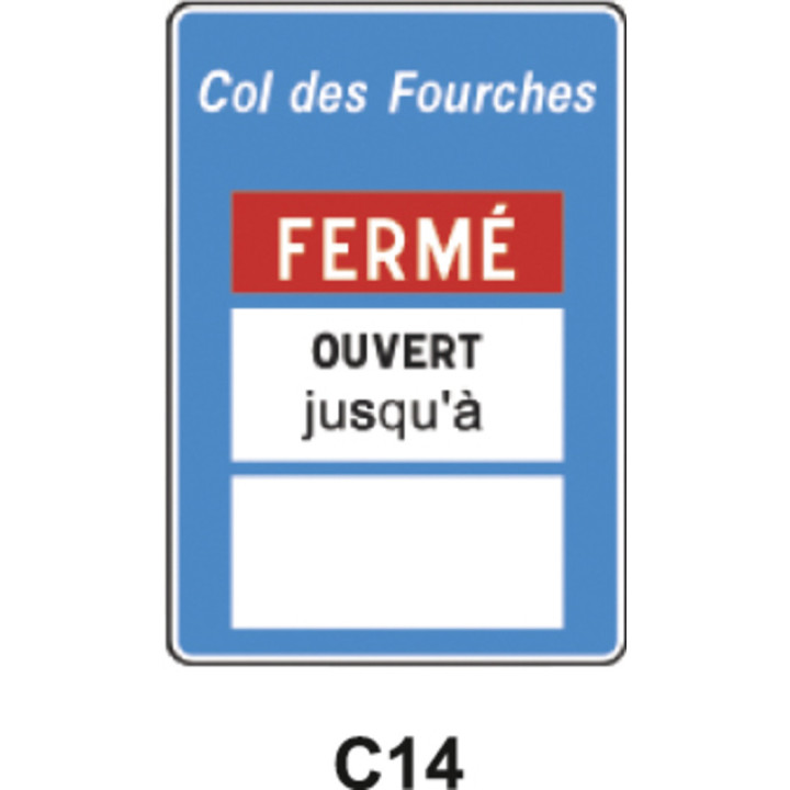 Panneau indications diverses