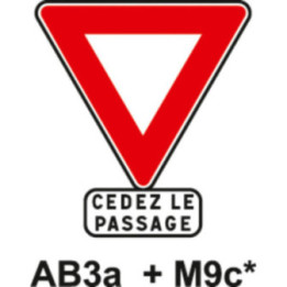 Panneau signal de position