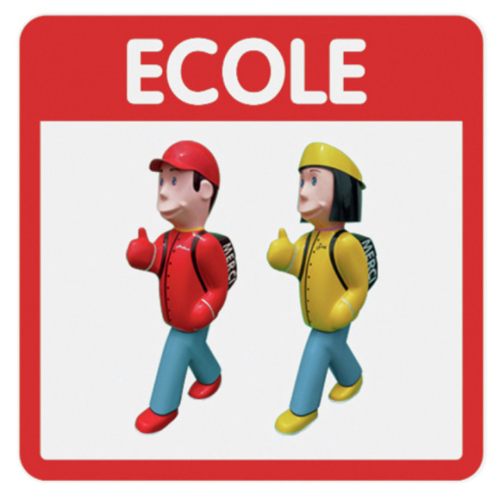 Panneaux sécurité enfant Arthur et Zoé