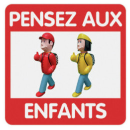 Panneaux sécurité enfant Arthur et Zoé