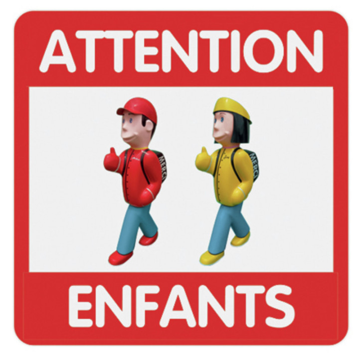 Panneaux sécurité enfant Arthur et Zoé