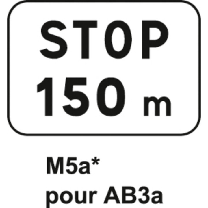 Panonceau de signalisation