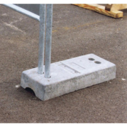 Plot béton pour panneau électoral