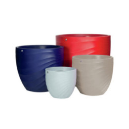 Pot polyéthylène Dune rond