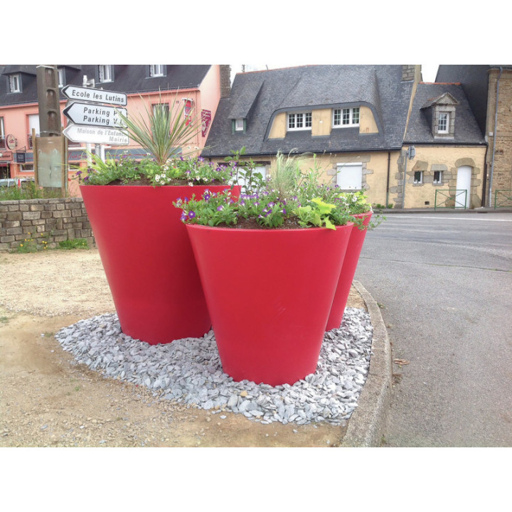 Pot polyéthylène Vase rond