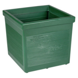Pot polyéthylène carré lisse