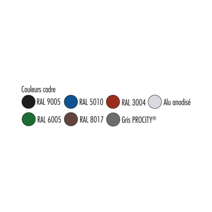 Poteau Quatro plus pour vitrine