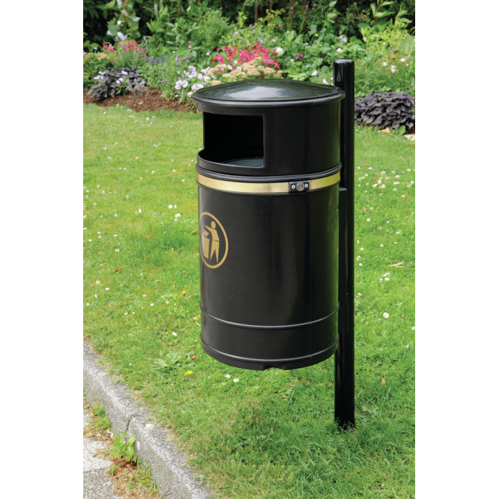 Poteau pour corbeille 40 L Morvan
