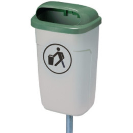 Poteau pour corbeille Papier ou Élégante