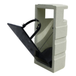Poubelle béton 100 L Pèle-Mêle