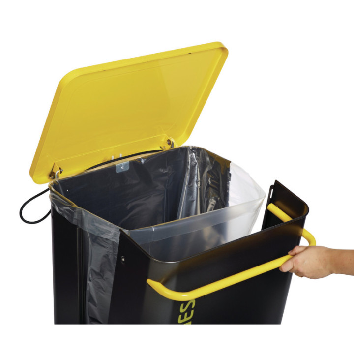 Poubelle de tri mobile Nomade