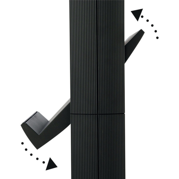 Tablettes orientables 
