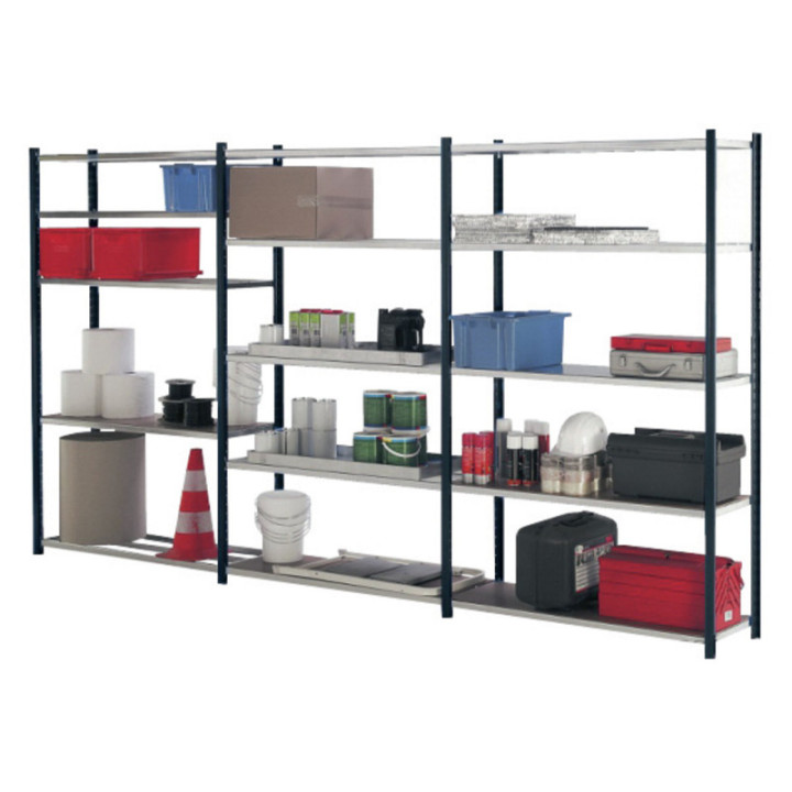 Rayonnage industriel peint
