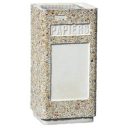 Seau pour Corbeille Papier gravillons