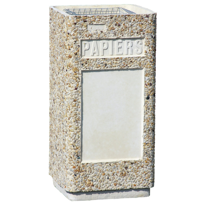 Seau pour Corbeille Papier gravillons