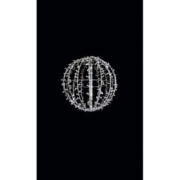 Sphère lumière fixe avec bâton de neige
