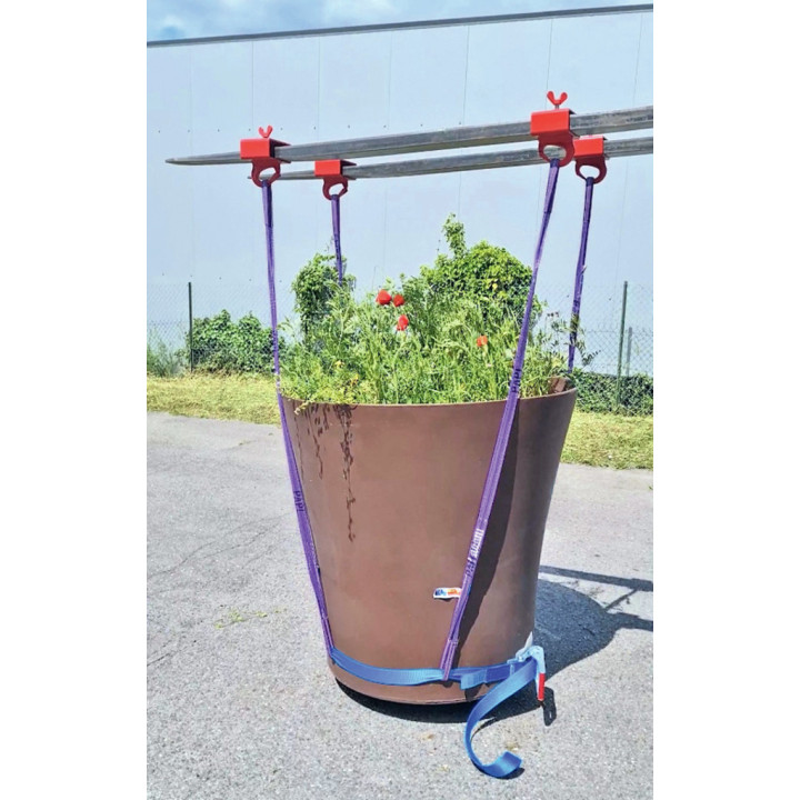 Système de levage pour pot polyéthylène
