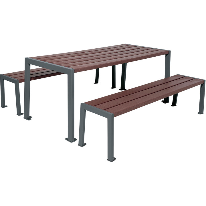 Table de pique-nique Silaos recyclée