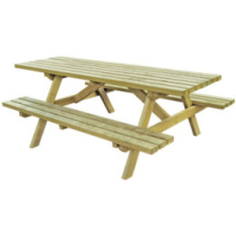 Table pique-nique bois Forestière