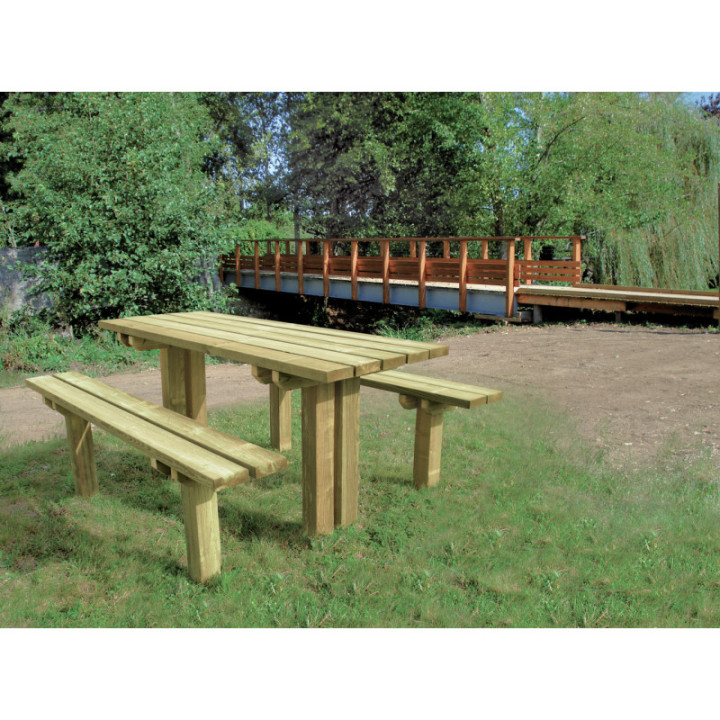 Table pique-nique bois Océane