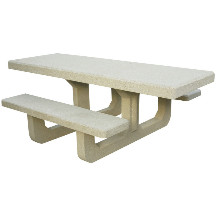 Table pique-nique béton Natal accès PMR