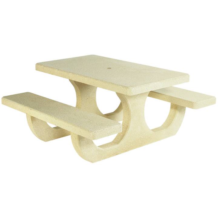 Table pique-nique béton Province