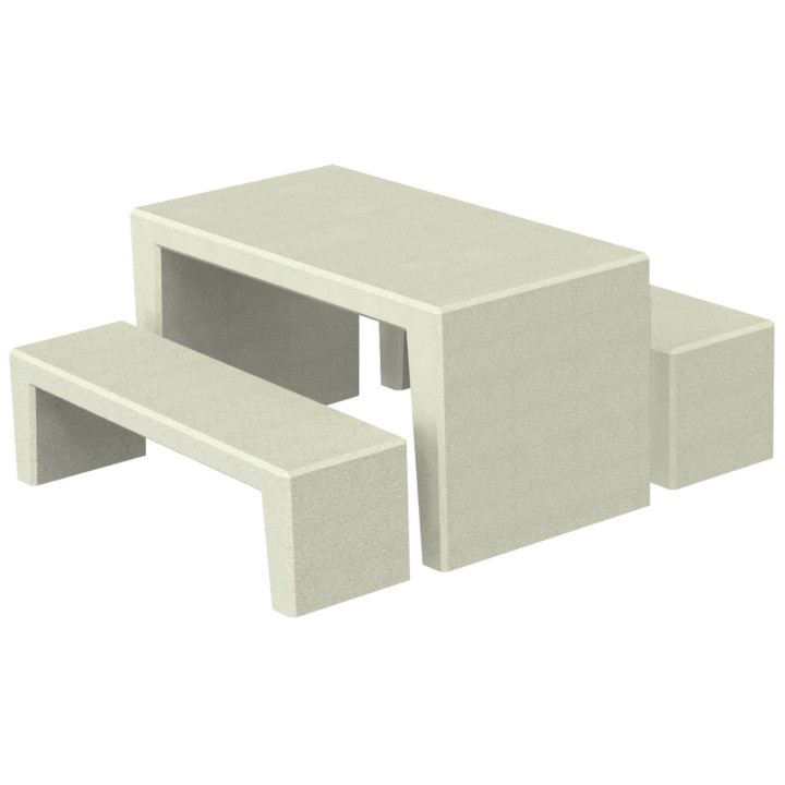 Table pique-nique béton Story
