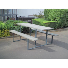 Table pique-nique plastique recyclé Evok
