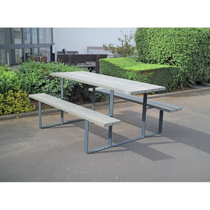 Table pique-nique plastique recyclé Evok