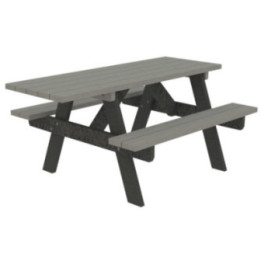 Table pique-nique plastique recyclé Forestière accès PMR