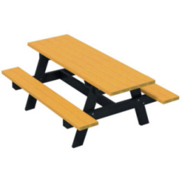 Table pique-nique plastique recyclé Parc